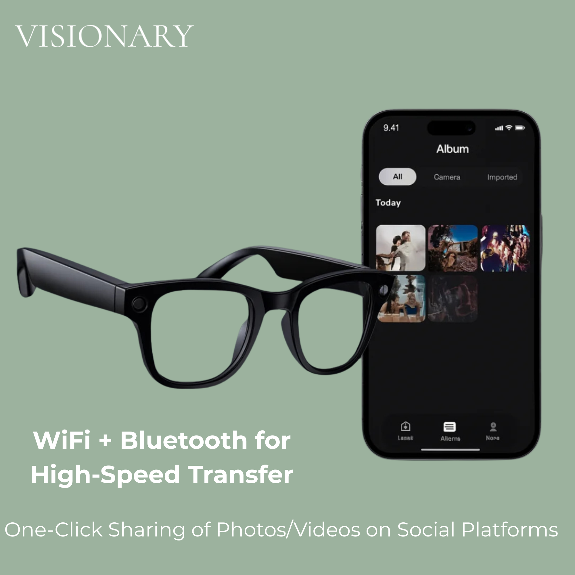 Smart Glasses Visionary AI