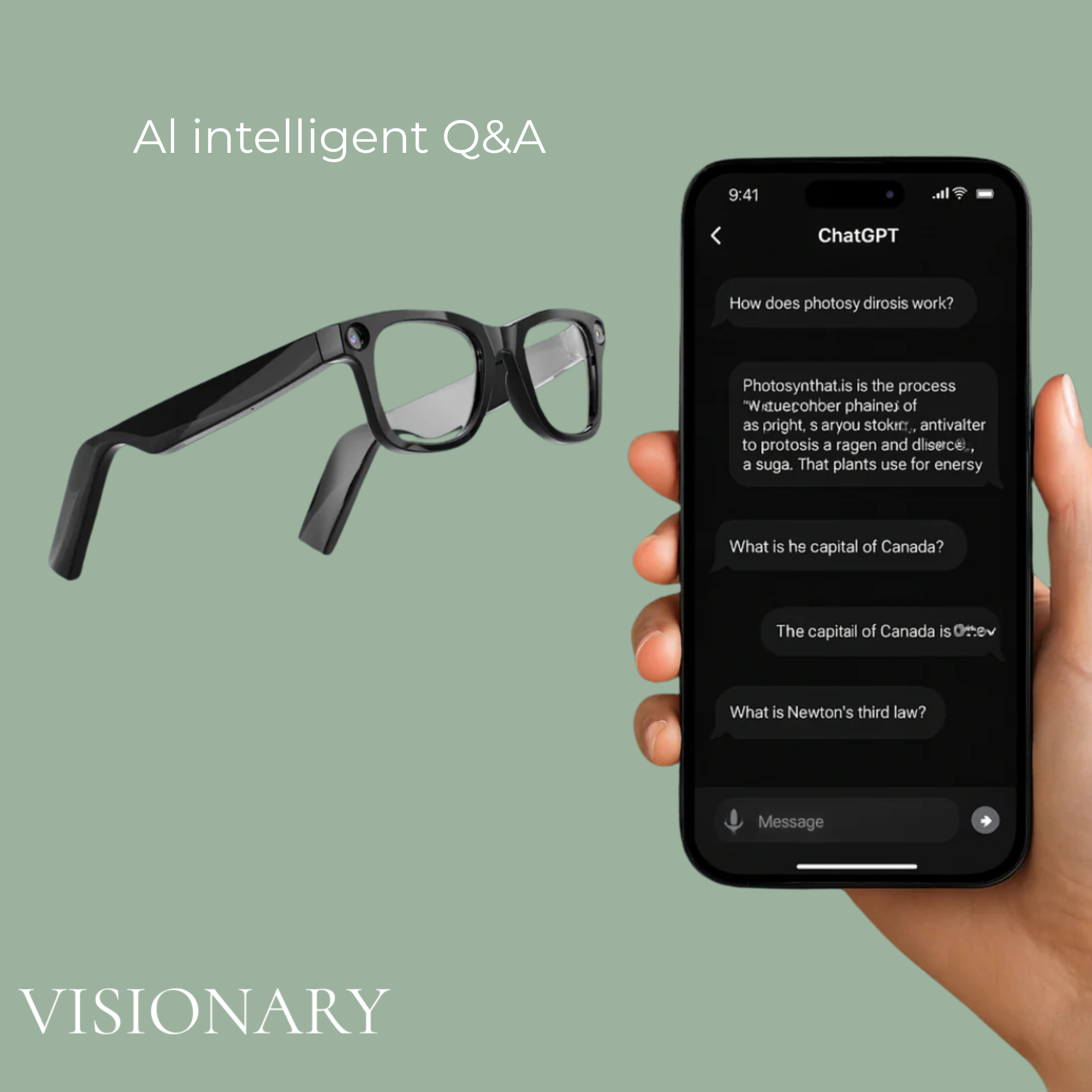 Smart Glasses Visionary AI