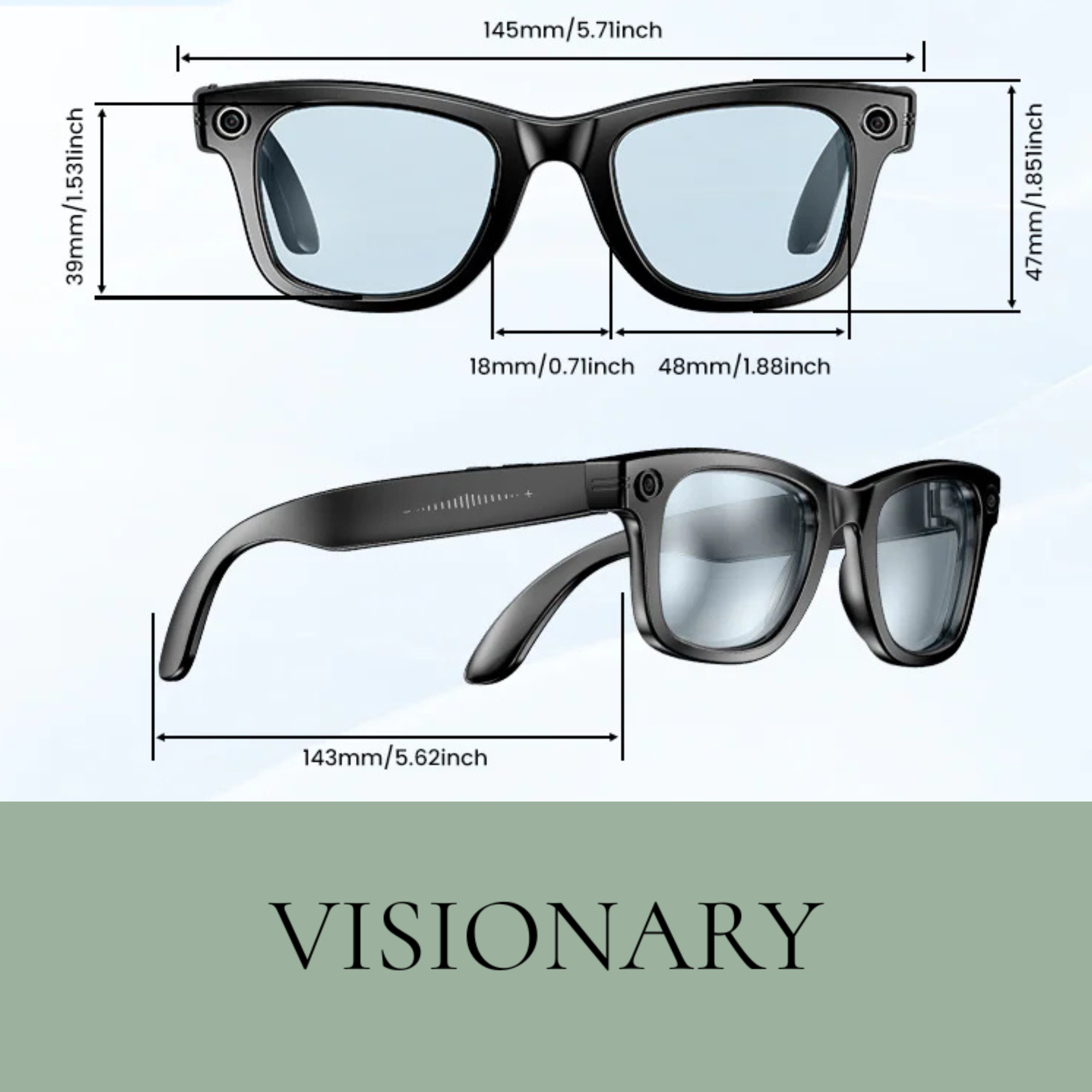 Smart Glasses Visionary AI